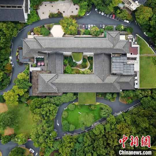 浙江宾馆航拍图。浙宾提供 浙江宾馆复工记:限量版肉包走红 力推“无接触”服务